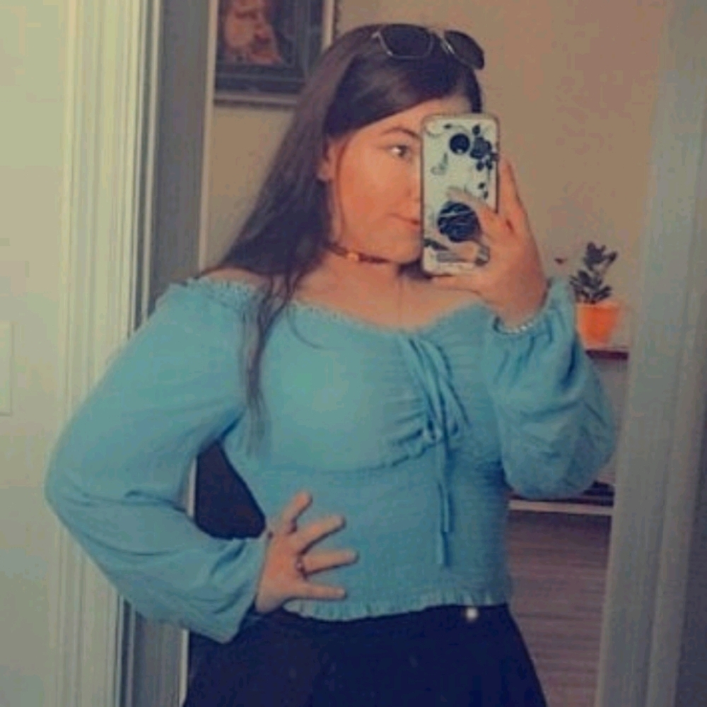 Blue blouse